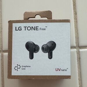 LG TONE Free Graphene Black Earbuds Model T-60Q